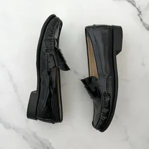 Cole Haan Penny Loafers Black Patent Leather Size 8 Preppy Classic old money thumbnail 4