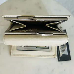 KENNETH COLE REACTION VINTAGE WALLET WITH‎ SOLAR POWERED CALCULATOR, Ivory, NWT thumbnail 15