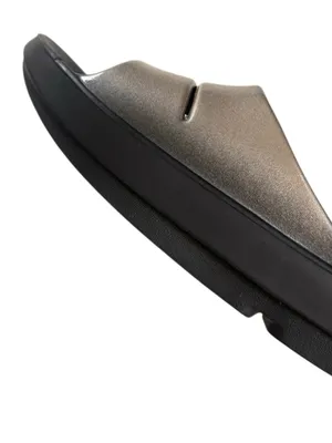 NWOT OOFOS OOaah Luxe Slide Sandals Latte Size 10 thumbnail 4