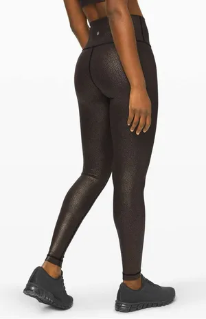 Lululemon Wunder Under High-Rise Tight *Foil 28" Luminosity Foil Print Black 4 thumbnail 1