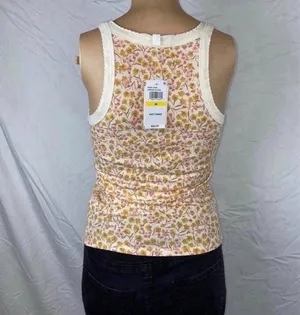 NEW Tank Top Yellow Size M thumbnail 8