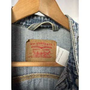 Vintage Levi's Cotton Button Up‎ Denim Jean Jacket in Blue Size Medium thumbnail 4