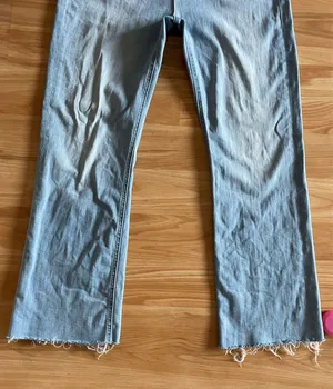 Awesome Mother Denim The Tripper Ankle Fray Jeans in Island Time - Sz 32 thumbnail 2