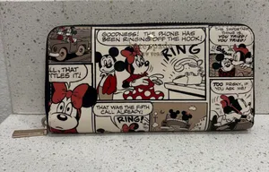Kate Spade X Disney Minnie Mouse Comic Strip Large Continental Wallet K9327 thumbnail 1