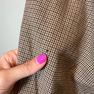 J. Crew Women's Brown‎ Houndstooth Straight Leg Trousers Plaid Dress Pants 6 thumbnail 7