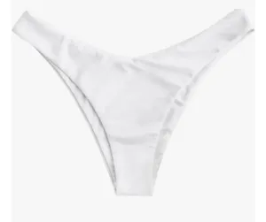 Zaful Cheeky Bikini Bottoms White thumbnail 2