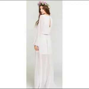 Show Me Your MuMu White Jocelyn Maxi Dress Size Small thumbnail 4