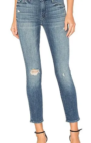 MOTHER Denim The Looker Crop in Gypsy- 26 thumbnail 1