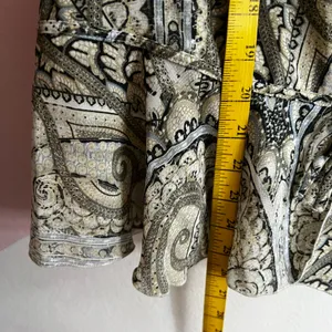 Paisley Ruffle Top,‎ Boho, Y2K, Indie Sleaze, Vintage, 70s, Festival, Hippie, XL thumbnail 4