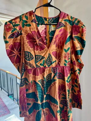 Farm Rio Floral-Print Cotton-Poplin Midi Dress thumbnail 4