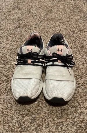 White Under Armour Athletic Shoes thumbnail 2