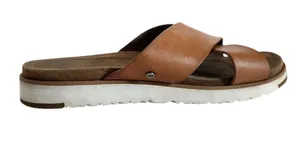 UGG Kari Brown Leather Strappy Sandals Size 9 thumbnail 1