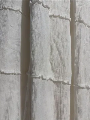 Garage White Long Tiered Gauzy Maxi Skirt Size Medium thumbnail 7