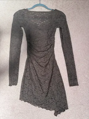 Forever 21 Lace Long-Sleeve Fit & Flare Dress thumbnail 4