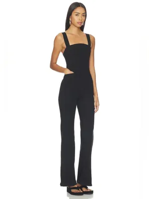 NWOT Free People Suns Out Bootcut Jumpsuit Sz XL thumbnail 12
