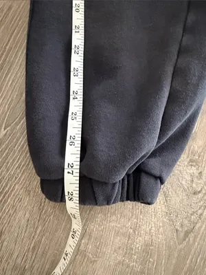 Lululemon XXS Scuba Mid Rise Oversized Black Elastic-Waist Joggers thumbnail 4