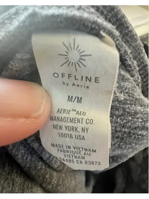 Offline By Aerie Dark Grey Jogger Style Activewear Drawstring Lounge Pants thumbnail 6