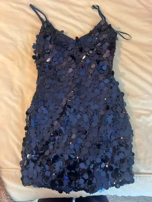 Klesis big sequin dress Blue thumbnail 1