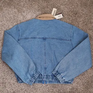No Boundaries Stranger Things Denim Jacket Women S 4-6‎ Blue Corduroy Collar NWT thumbnail 9