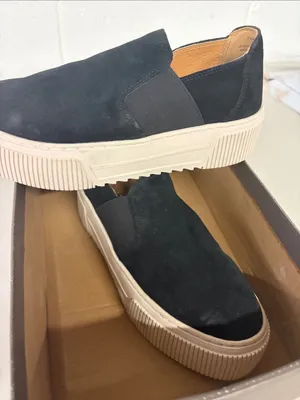Crown Vintage Size 6 Marlenna Black Slip-on Platform Casual Sneakers Women’s thumbnail 2