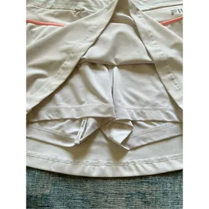 Fila White Peach Pink Athletic Golf Skort Medium thumbnail 5