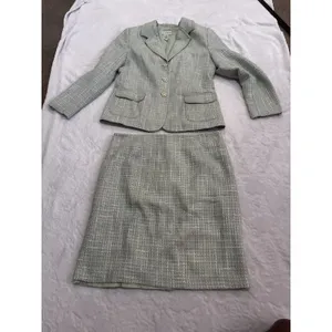 Amanda Smith Size 14 twill skirt suit set thumbnail 4
