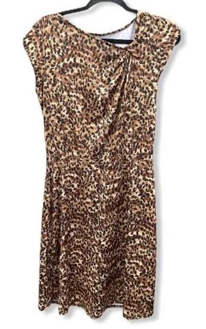 Avon Animal Print‎ Dress Brown Size M thumbnail 1