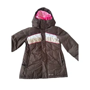 Oakley Women's Full Zip Ski Snowboard Jacket Brown Pink Small Down Puffer‎ Coat thumbnail 2