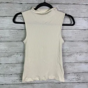 Madewell Side Slit Mockneck Tank Top Size XXS thumbnail 4