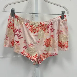 Flora Nikrooz Floral Sabrina Printed Travelset Pajama Pink Blush Top Shorts Robe thumbnail 6