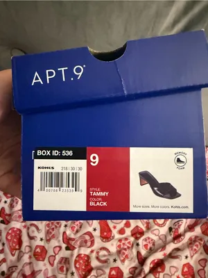 Apt. 9 size 9 black heels Tammy women’s open back mule heel shoes thumbnail 8
