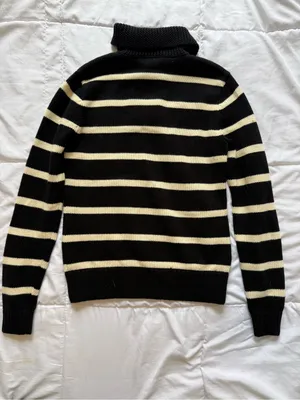 Ralph Lauren Striped Toggle Neck Sweater thumbnail 7