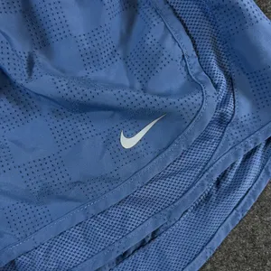 Nike Dri-FIT Women Blue Perforated Running Shorts Size Medium Athletic Training‎ thumbnail 6