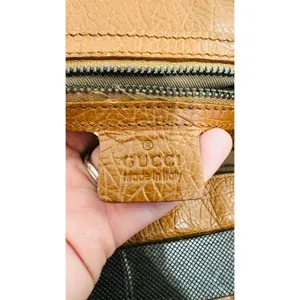 GUCCI Fall 2002 Tom Ford Classic Black Monogrammed GG Canvas Wood Handle Doctor thumbnail 10