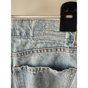 Revice Denim Venus Asymmetrical Crossover High Rise Straight Leg Jeans 27 Light thumbnail 8
