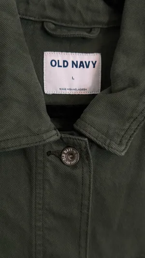 Old Navy Denim Green Jacket thumbnail 3