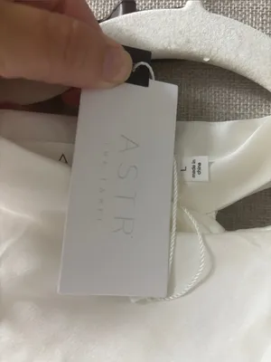 ASTR the Label Jelyn Satin Midi Dress | Ivory | L | NWT thumbnail 10