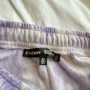 Purple Tie-Dye Playboy Sweatpants thumbnail 3