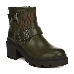 Circus By Sam Edelman Women's Platform Ankle Moss Moto Boots‎ Green Size 5M thumbnail 1