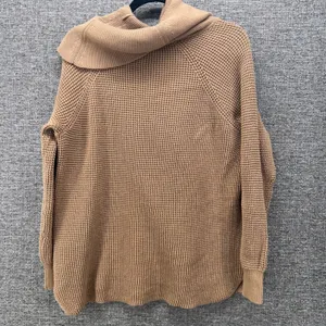Michael‎ Kors Waffle Knit Thermal Sweater Brown Large thumbnail 4