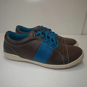 New brown and blue sneakers by vionic sz 8.5 thumbnail 4