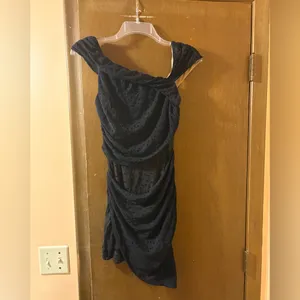 Majorelle Audrina Mini Dress in Black Star Print thumbnail 3
