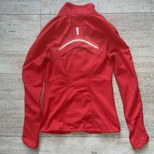 Zella zip jacket pink/coral fitted, Vented‎ Back Activewear,stretchy, Pocket thumbnail 5