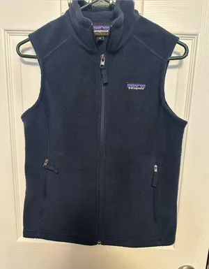 Patagonia Navy Blue Fleece Vest thumbnail 1