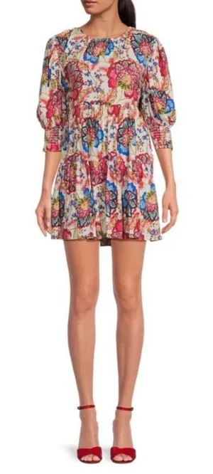 NWT Misa Los Angeles x Revolve Honor Floral Mini‎ Dress Sz Small $355 thumbnail 1