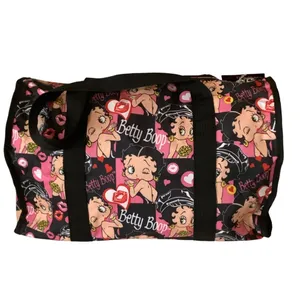 Betty Boop Heart & Kiss Travel 19” Duffle Bag W/Handles & Strap New With Tags thumbnail 5