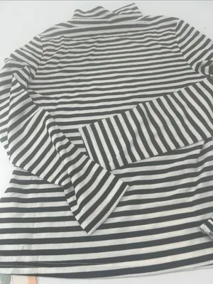 Women’s Striped Long-Sleeve Tee - Black & White thumbnail 10