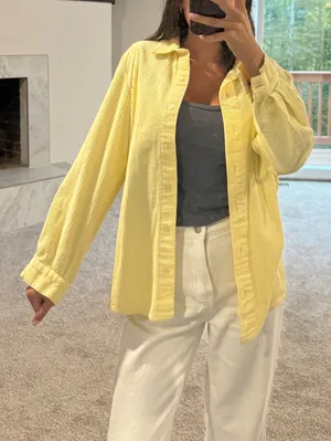 Yellow Corduroy Jacket thumbnail 1