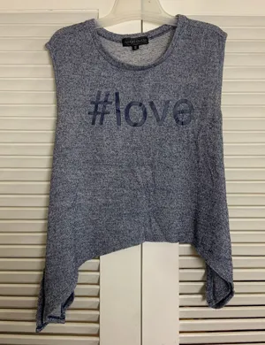 MD Blue Knitted #love thumbnail 1