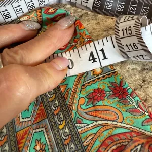 IAMGIA Paisley Mini Dress Green and Red thumbnail 6